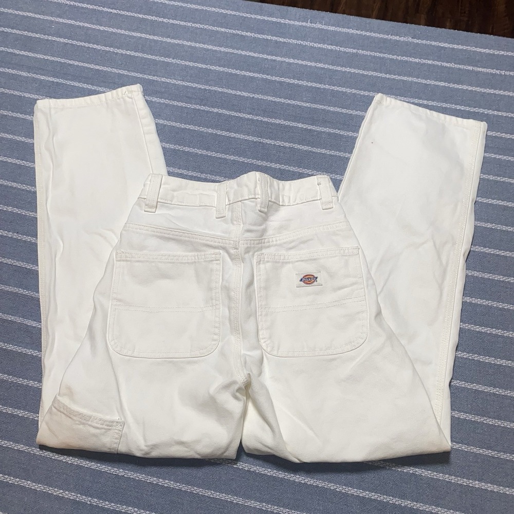 Dickies‎ Off White Cargo Jeans Womens Size 0